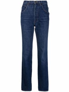 Giorgio Armani Pre-Owned прямые джинсы 1980-х годов с завышенной талией