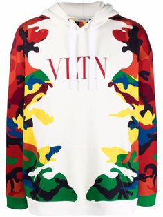 Valentino худи с принтом Camou7