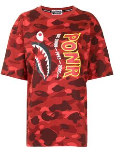 A BATHING APE® футболка с камуфляжным принтом
