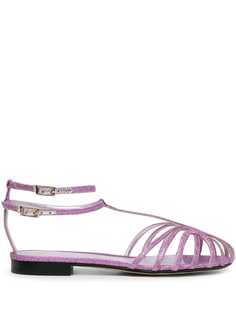 Alevì сандалии с блестками и ремешками