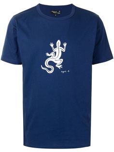 agnès b. футболка Brando с принтом