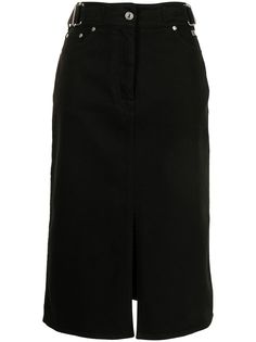 MSGM джинсовая юбка с завышенной талией