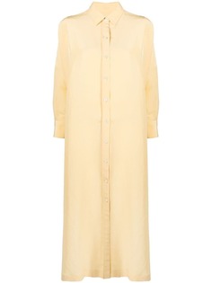 Jil Sander платье-рубашка оверсайз с длинными рукавами