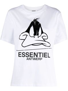 Essentiel Antwerp футболка с принтом Daffy Duck