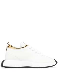Giuseppe Zanotti кроссовки с эффектом металлик