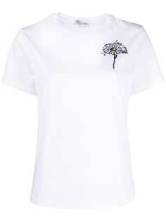 RED Valentino футболка с вышивкой