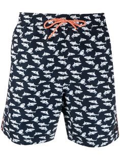 Paul & Shark плавки-шорты с принтом