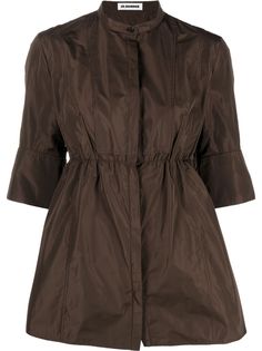 Jil Sander рубашка с рукавами три четверти