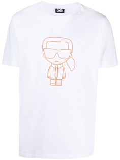 Karl Lagerfeld футболка с принтом Ikonik