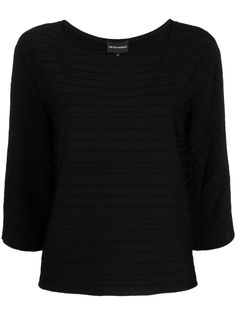 Emporio Armani топ в рубчик