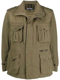 Barbour куртка на молнии с карманами