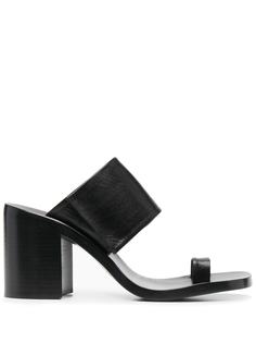 Jil Sander босоножки на блочном каблуке