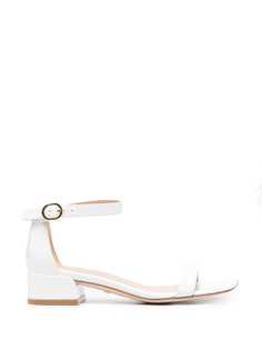 Stuart Weitzman босоножки Nudistjune с квадратным носком