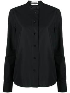 Jil Sander рубашка без воротника