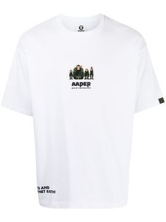 AAPE BY *A BATHING APE® футболка с короткими рукавами и логотипом