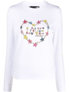 Love Moschino толстовка с логотипом