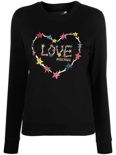Love Moschino толстовка с логотипом