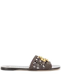 Tory Burch плетеные шлепанцы Eleanor