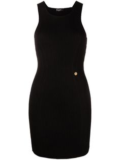 Balmain платье в рубчик