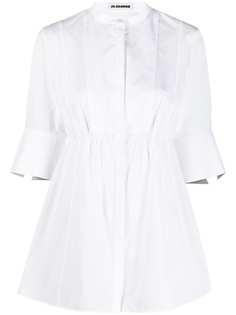 Jil Sander рубашка без воротника