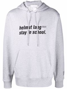 Helmut Lang худи с принтом Stay in School