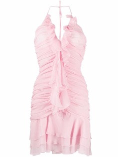 Blumarine платье мини со сборками