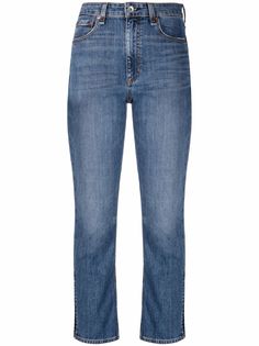 Rag & Bone расклешенные джинсы с завышенной талией