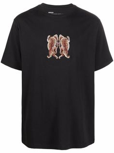 Maharishi футболка из органического хлопка с вышивкой Heart of Tigers