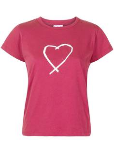 agnès b. футболка с принтом