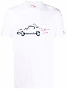 Mc2 Saint Barth футболка Gentleman Driver с вышивкой