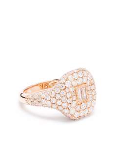 SHAY кольцо из розового золота с бриллиантами