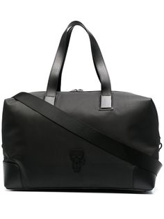 Karl Lagerfeld дорожная сумка с нашивкой Ikonik