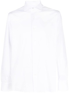 Corneliani рубашка с закругленным подолом