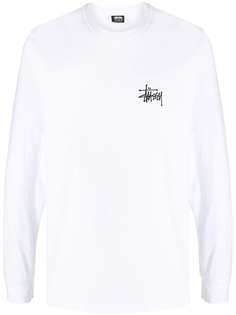 Stussy топ с длинными рукавами и логотипом