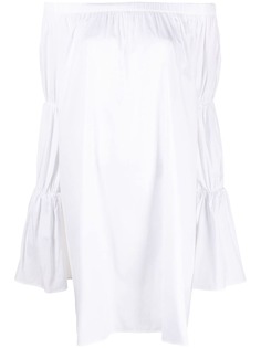 Federica Tosi платье миди с присборенными рукавами