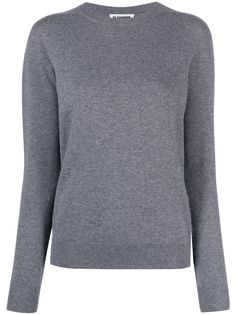 Jil Sander кашемировый джемпер с круглым вырезом