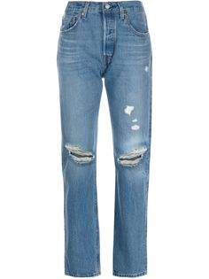 Levis джинсы 501 с эффектом потертости Levis®