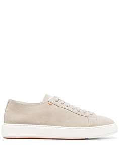 Santoni кеды на шнуровке