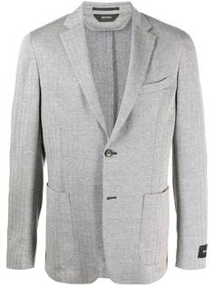 Z Zegna пиджак с узором шеврон