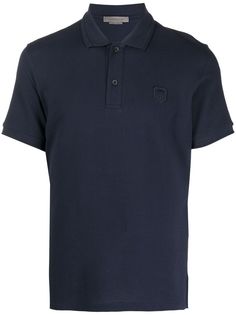 Corneliani рубашка поло с вышитым логотипом