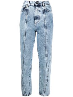 IRO укороченные джинсы из вареного денима