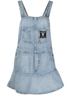 RED Valentino джинсовое платье с лямками
