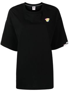 AAPE BY *A BATHING APE® футболка с нашивкой-логотипом