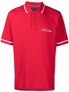 Tommy Hilfiger рубашка поло с короткими рукавами и логотипом