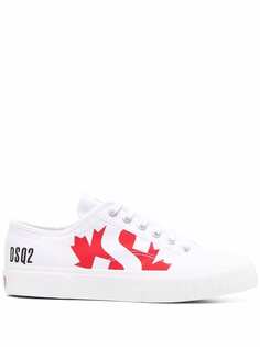 Dsquared2 кеды с принтом из коллаборации с Superga