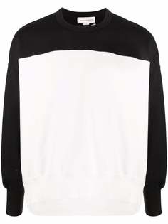Alexander McQueen толстовка в двух тонах
