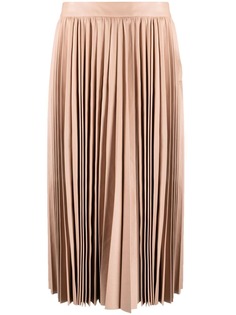 RED Valentino плиссированная юбка с завышенной талией