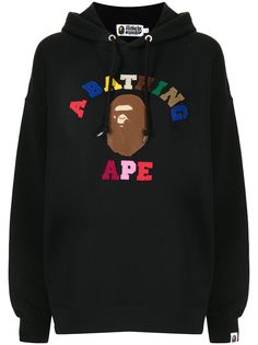 A BATHING APE® худи с вышитым логотипом