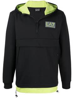 Ea7 Emporio Armani худи с короткой молнией