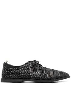 Officine Creative туфли дерби Moreira 5 с плетением